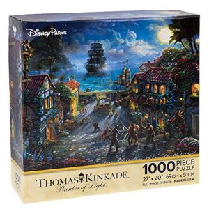 Disney Parks Exclusive Thomas Kinkade Pirates of Caribbean 27×20 1000 Pc. Puzzle